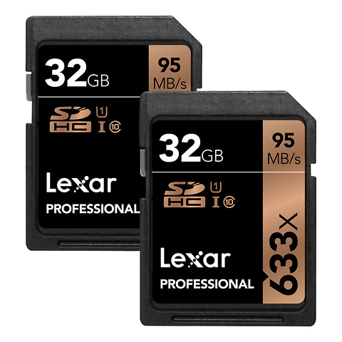 32GB Professional UHS-I SDHC Memory Card (2-Pack) Image 0