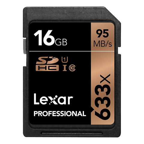 16GB Professional UHS-I SDHC Memory Card (U1) Image 0