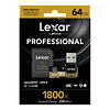 64GB Professional 1800x UHS-II microSDXC Memory Card (U3) Thumbnail 1