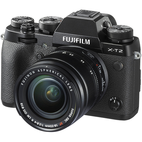 X-T2 Mirrorless Digital Camera with 18-55mm Lens Image 1