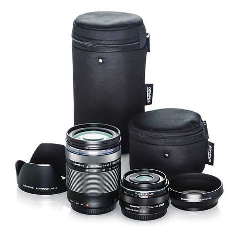 Travel Kit with 14-150mm f/4-5.6 and 17mm f/1.8 Lenses Image 0