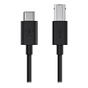 USB 2.0 Type-C to USB Type-B Charge Cable (6 ft. Black) Thumbnail 1