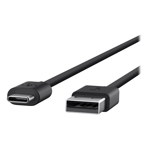 USB 2.0 Type-A to USB Type-C Charge Cable (6 ft. Black) Image 2