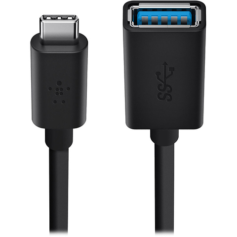 USB 3.0 USB Type-A Female to Type-C Male Adapter Image 0