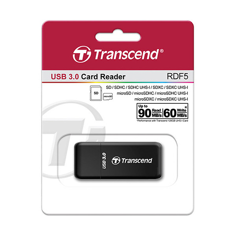RDF5 USB 3.0 Memory Card Reader (Black) Image 3
