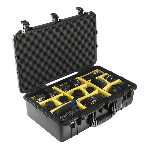 1555AirWD Carry-On Case (Black, with Dividers) Image 1