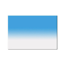 4 x 5.65 in. 2 Tropic Blue Soft-Edge Graduated Filter (Horizontal Orientation) Image 0