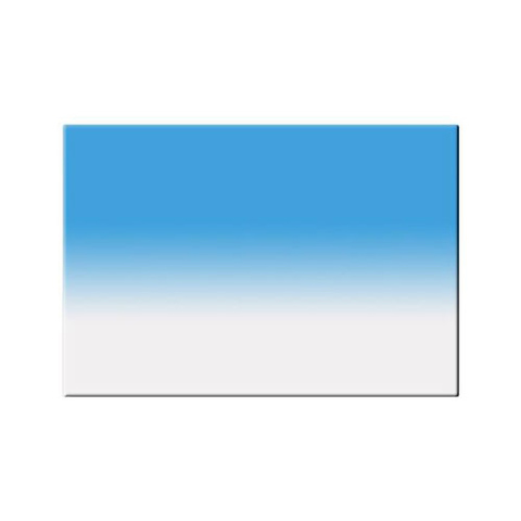 4 x 5.65 in. 2 Tropic Blue Soft-Edge Graduated Filter (Horizontal Orientation) Image 0