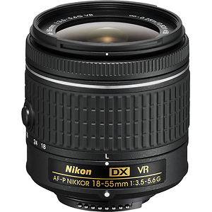 AF-P DX NIKKOR 18-55mm f/3.5-5.6G VR Lens - Refurbished