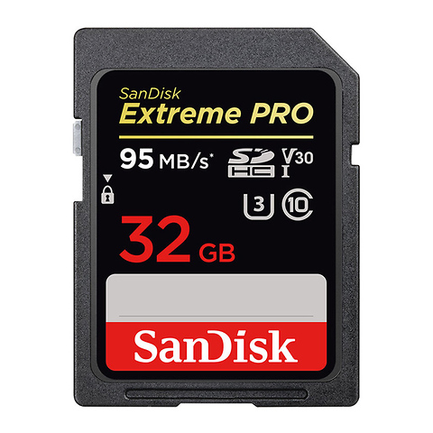 32GB Extreme PRO UHS-I SDHC Memory Card (V30) Image 0