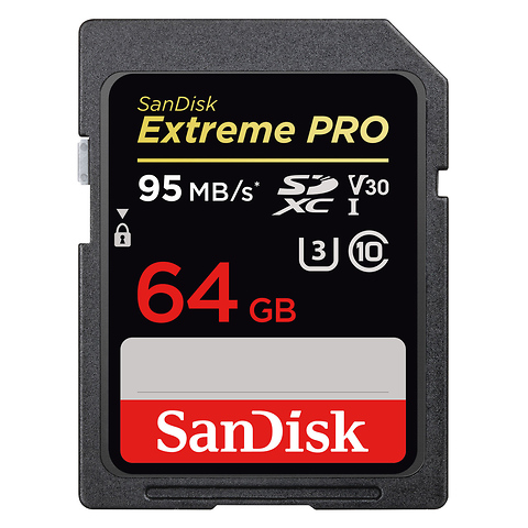 64GB Extreme PRO UHS-I SDXC Memory Card (V30) Image 0