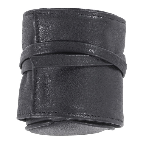 Donau Cowhide Leather Lenswrap (Small, Black) Image 7