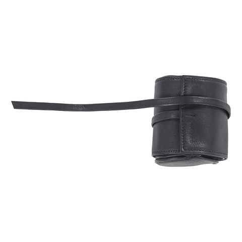 Donau Cowhide Leather Lenswrap (Small, Black) Image 6