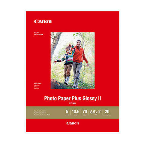 Photo Paper Plus Glossy II - PP-301 - LTR (20 Sheets) Image 0