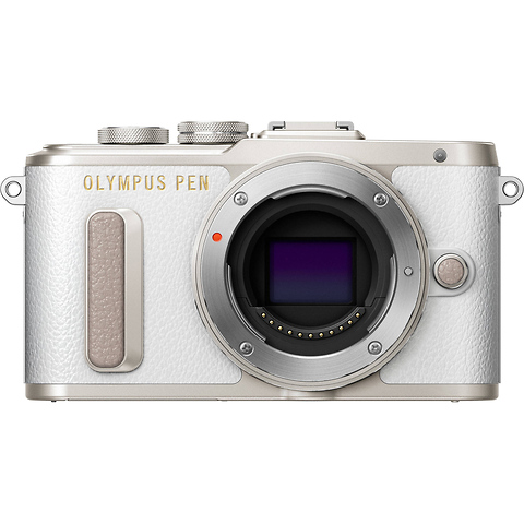 PEN E-PL8 Mirrorless Micro Four Thirds Digital Camera Body (White) Image 0