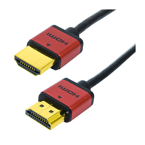 HDMI Type A Male High Speed Ultra Slim Cable (1 m Long) Image 0