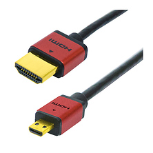 Ultra Thin HDMI Type A To Micro Type D Male (1 m Long) Image 0