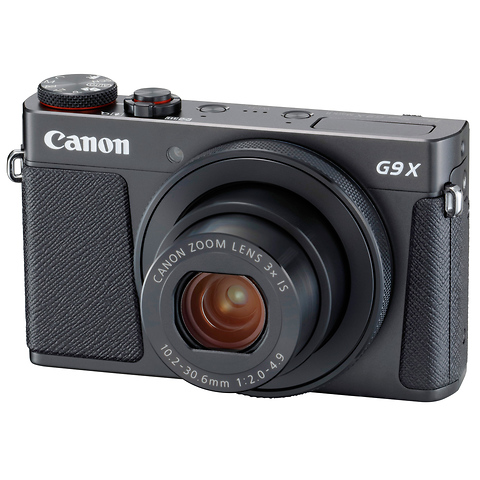 PowerShot G9 X Mark II Digital Camera (Black) - Open Box Image 0