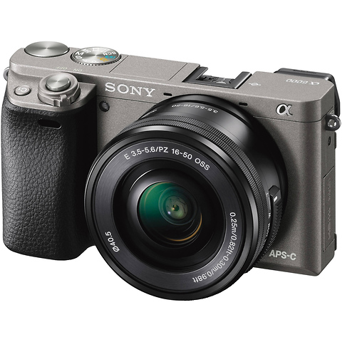 Alpha a6000 Mirrorless Digital Camera with 16-50mm Lens (Graphite) Image 0
