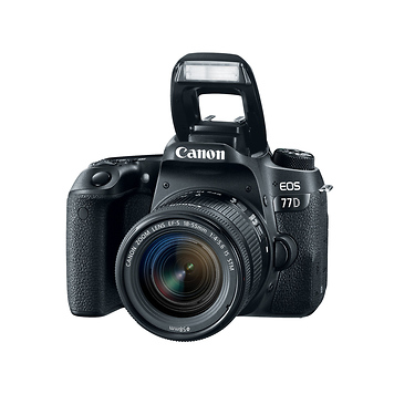 EOS 77D Digital SLR Camera with 18-55mm Lens