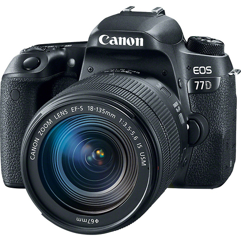 EOS 77D Digital SLR Camera with 18-135mm Lens Image 0