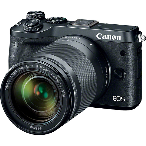 EOS M6 Mirrorless Digital Camera with 18-150mm Lens (Black) Image 0