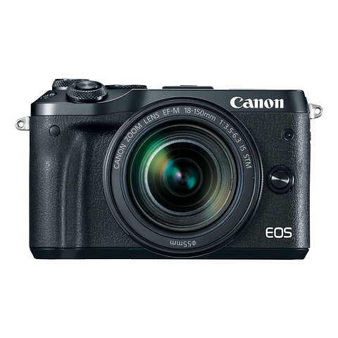 EOS M6 Mirrorless Digital Camera with 18-150mm Lens (Black) Image 1