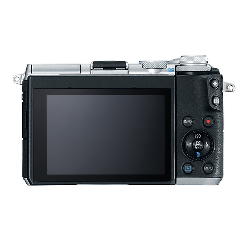 EOS M6 Mirrorless Digital Camera Body (Silver) Image 1