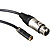 Set of 2 Mini XLR to XLR Audio Cables for Video Assist 4K (19.5 in.)
