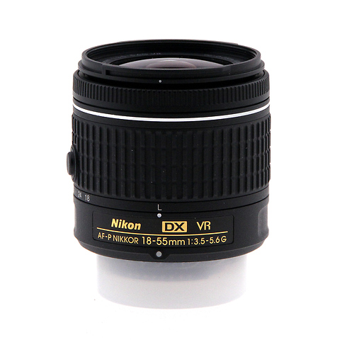 AF-P DX NIKKOR 18-55mm f/3.5-5.6G VR  Lens - Pre-Owned Image 0