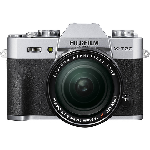 X-T20 Mirrorless Digital Camera with 18-55mm Lens (Silver) Image 0