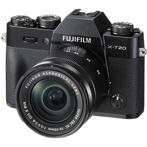 X-T20 Mirrorless Digital Camera with 16-50mm Lens (Black) Image 1