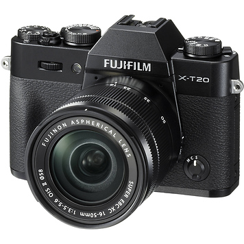 X-T20 Mirrorless Digital Camera with 16-50mm Lens (Black)
