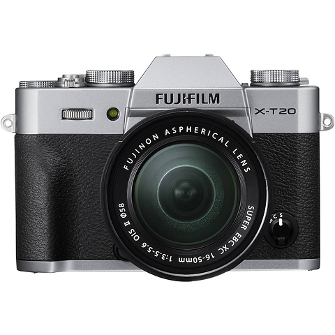X-T20 Mirrorless Digital Camera with 16-50mm Lens (Silver) Image 0
