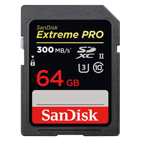 64GB Extreme PRO UHS-II SDXC Memory Card Image 0