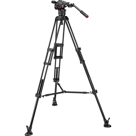 Nitrotech N8 Video Head & 546B Pro Tripod with Mid-Level Spreader Image 0