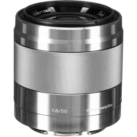 50mm f/1.8 OSS E-Mount Lens (Silver) - Pre-Owned Image 0