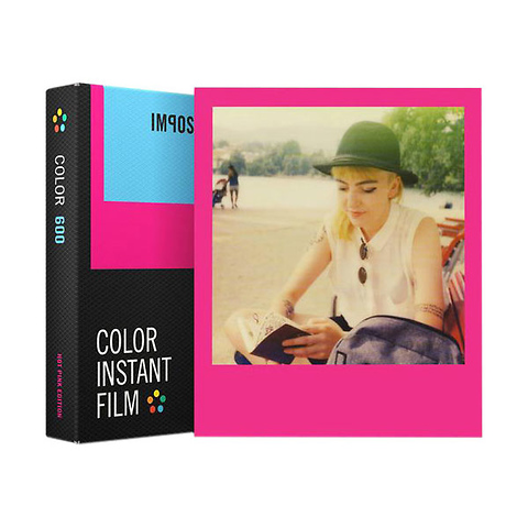 Color Instant Film for 600 (Hot Pink Edition, 8 Exposures) Image 0