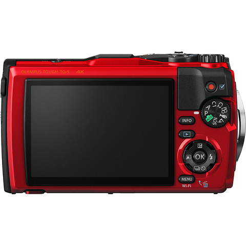 TG-5 Digital Camera (Red) Image 5