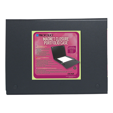 ProFolio Magnet Closure Portfolio Case (8.5 x 11 In. Black) Image 0