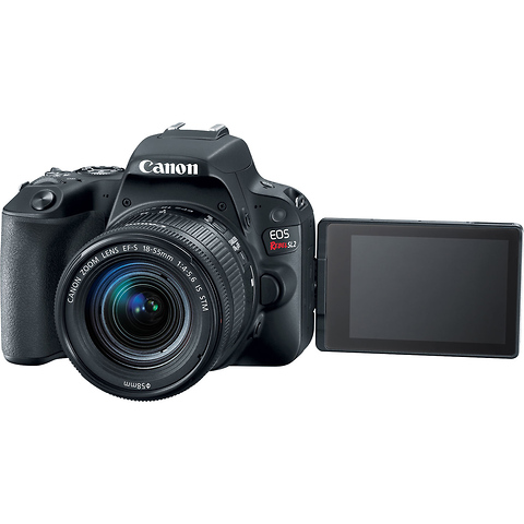 EOS Rebel SL2 Digital SLR with EF-S 18-55mm f/4-5.6 IS STM Lens (Black) Image 5