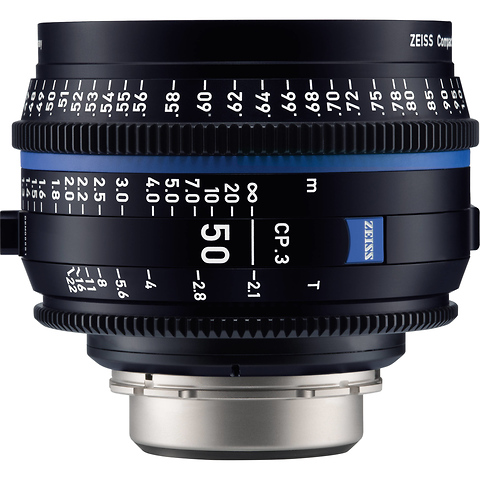 CP.3 50mm T2.1 Compact Prime Lens (PL Mount, Feet) Image 0