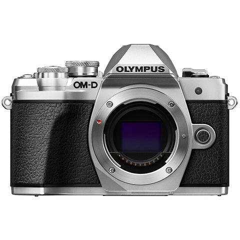 OM-D E-M10 Mark III Mirrorless Micro Four Thirds Digital Camera Body (Silver) Image 0
