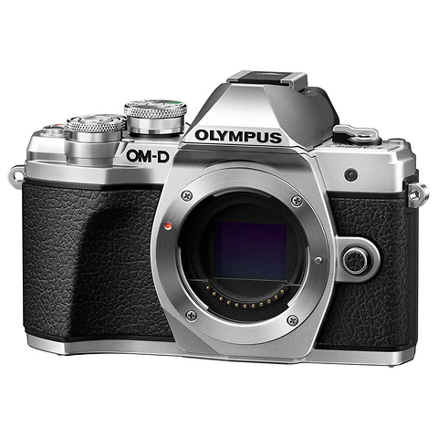 OM-D E-M10 Mark III Mirrorless Micro Four Thirds Digital Camera Body (Silver) Image 1