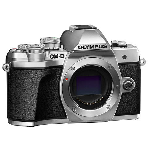 OM-D E-M10 Mark III Mirrorless Micro Four Thirds Digital Camera Body (Silver) Image 2