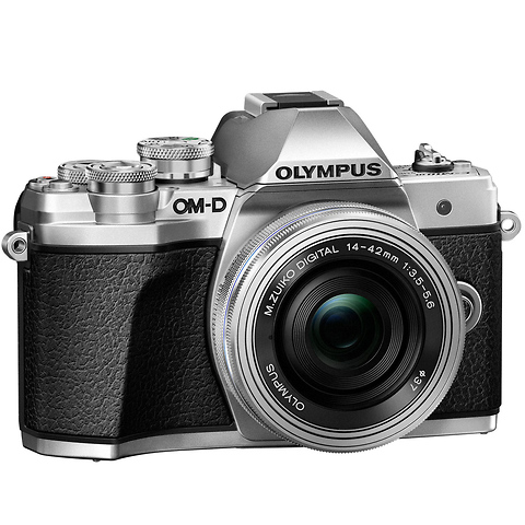 OM-D E-M10 Mark III Mirrorless Micro Four Thirds Digital Camera with 14-42mm Lens (Silver) Image 2