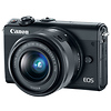 EOS M100 Mirrorless Digital Camera with 15-45mm and 55-200mm Lenses (Black) Thumbnail 2