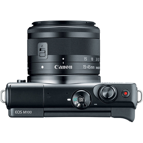EOS M100 Mirrorless Digital Camera with 15-45mm Lens (Black) Image 5