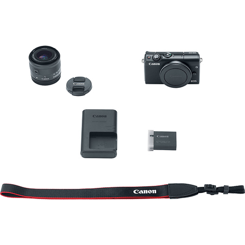 EOS M100 Mirrorless Digital Camera with 15-45mm Lens (Black) Image 7