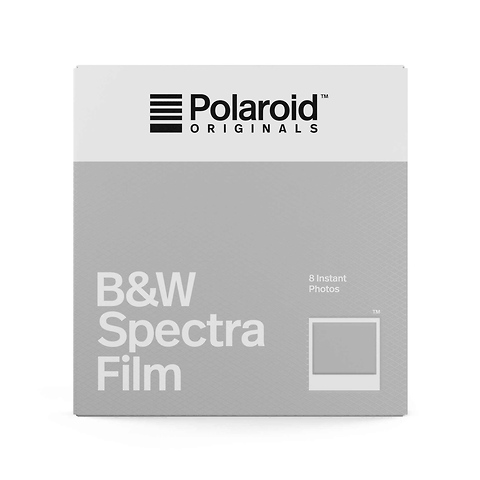Black & White Spectra Instant Film (8 Exposures) Image 1